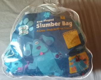 Vintage Blues Clues Slumber Bag Millennial Blues Clues Sleeping Bag Rare