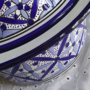 Fait Main French Pottery Lidded Dish Vintage Pottery image 6