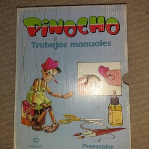 MANUALIDADES PINOCHO Trabajos Manuales para ninos y Docentes Coleccion Completa Rare Made in Spain Pinocho Books complete set