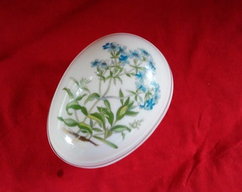 Limoges Egg Porcelain Egg China Rochard Limoges Egg Trinket Box