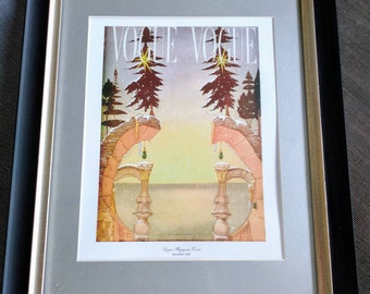 Vintage Vogue Cover December 1946 Vogue Fashion Art Vintage Vogue