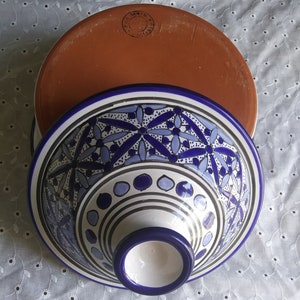 Fait Main French Pottery Lidded Dish Vintage Pottery image 5