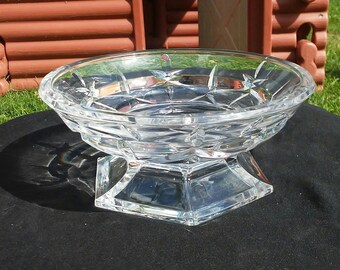 Crystal Fruit Candy Nut Bowl Lenox Full Lead Crystal Pedestal Candy Dish
