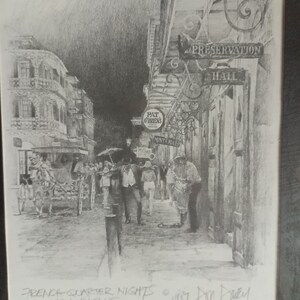 Cadre Don Davey - French Quarter Days - Nouvelle-Orléans 1989 - Occasion Vintage