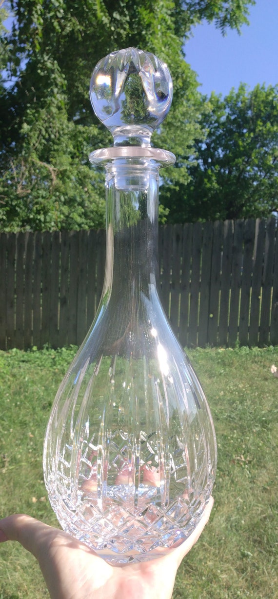 Vintage Waterford Crystal Round Decanter Nocturne Vintage Irish 
