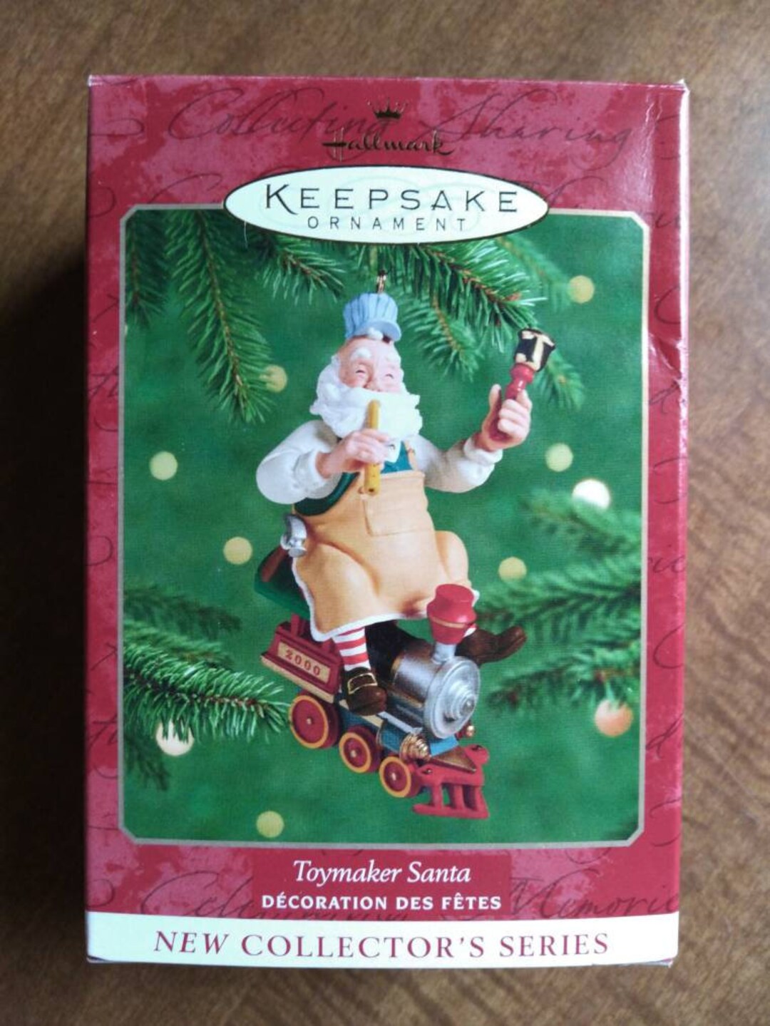 Hallmark Collector Toy Maker Santa Ornament Vintage Hallmark Ornament