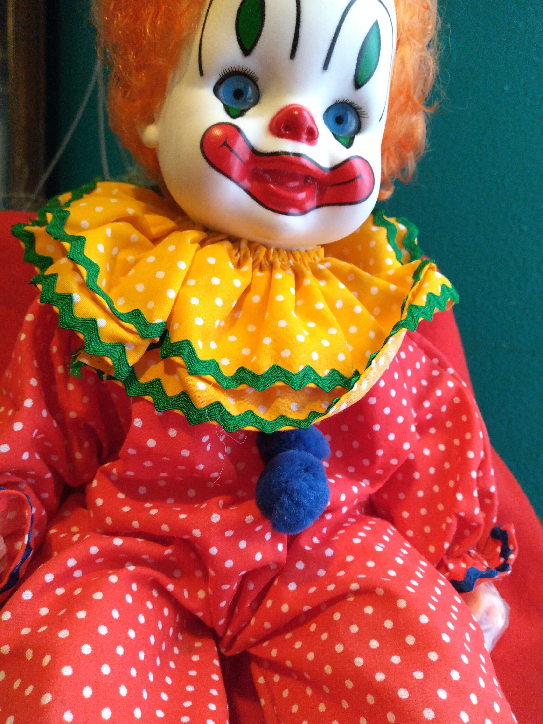 1980s clown doll hotsell