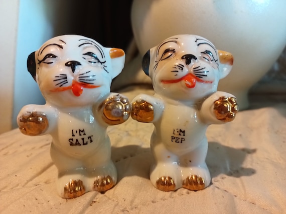Vintage Bonzo Dog Salt and Pepper Shakers - Etsy UK
