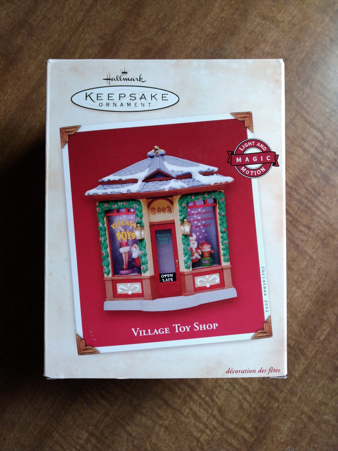 Hallmark Keepsake Village Toy Shop Ornament Vintage Hallmark Ornament