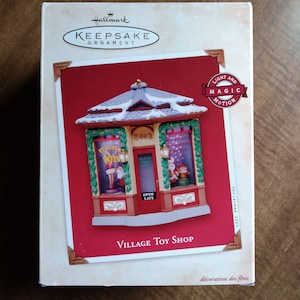 Hallmark Keepsake Village Toy Shop Ornament Vintage Hallmark Ornament