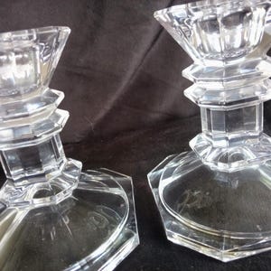 Mikasa Taper Crystal Candlestick Holders