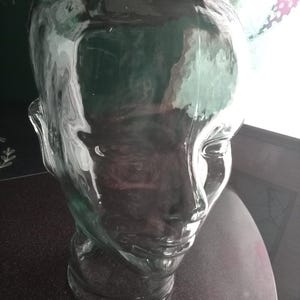 Glass Wig Stand - Etsy display picture 2