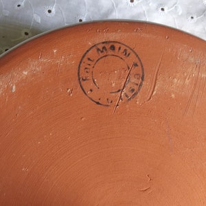 Fait Main French Pottery Lidded Dish Vintage Pottery image 9