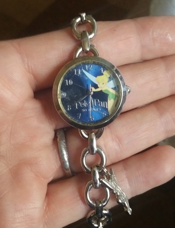 Vintage Disney Tinkerbell Watch Tinkerbell Link Watch - Etsy display picture 3