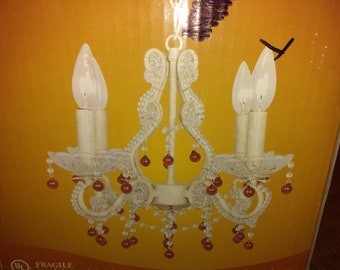 Chandelier Girls Portfolio French Country Beaded Chandelier