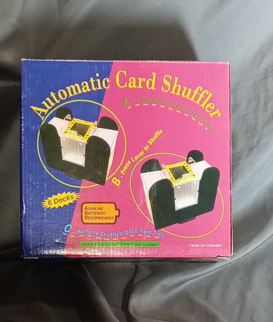 Vintage Card Shuffler Six Deck Battery Operated Card Shuffler Etsy