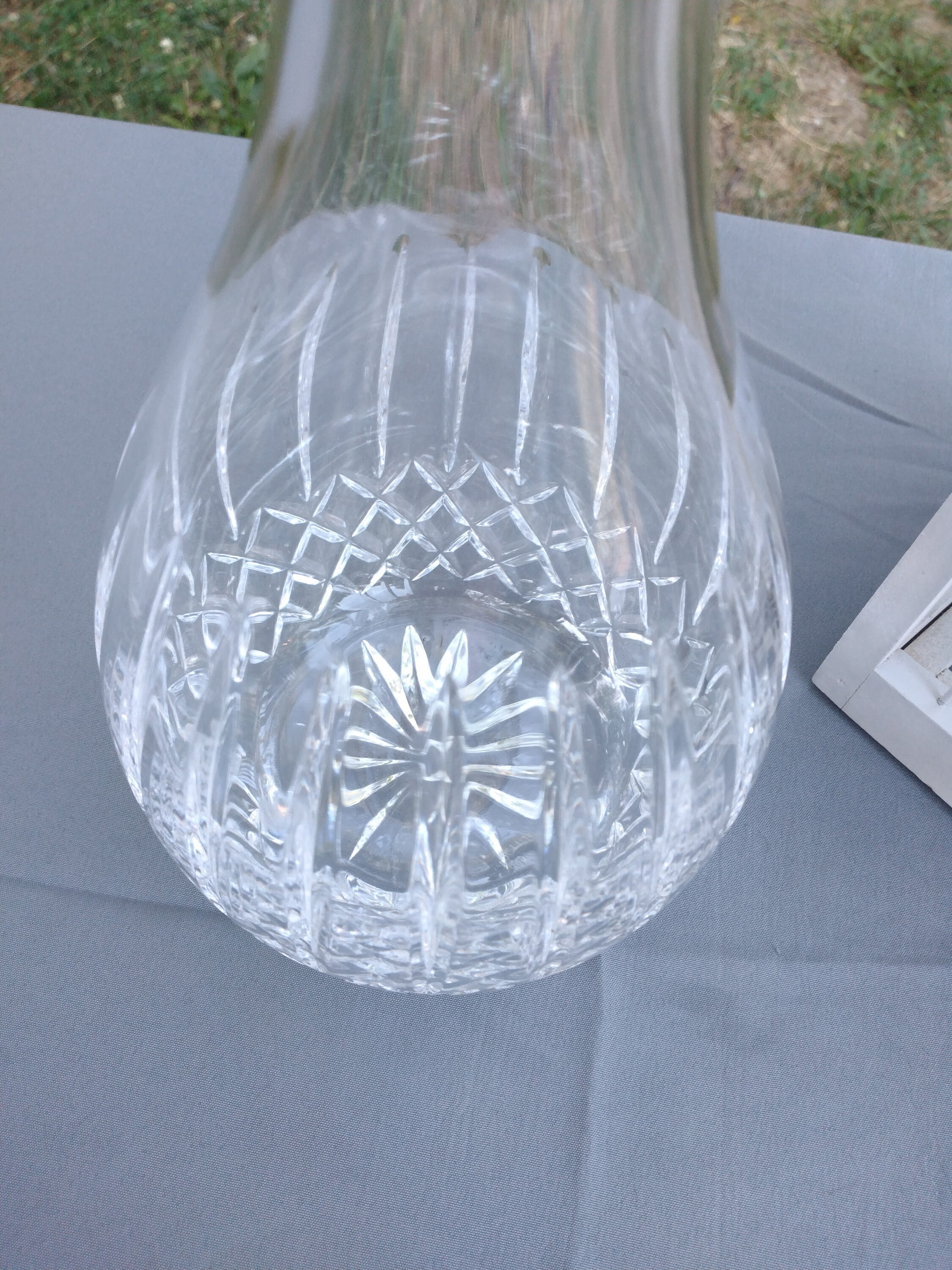 Vintage Waterford Crystal Round Decanter Nocturne Vintage Irish 