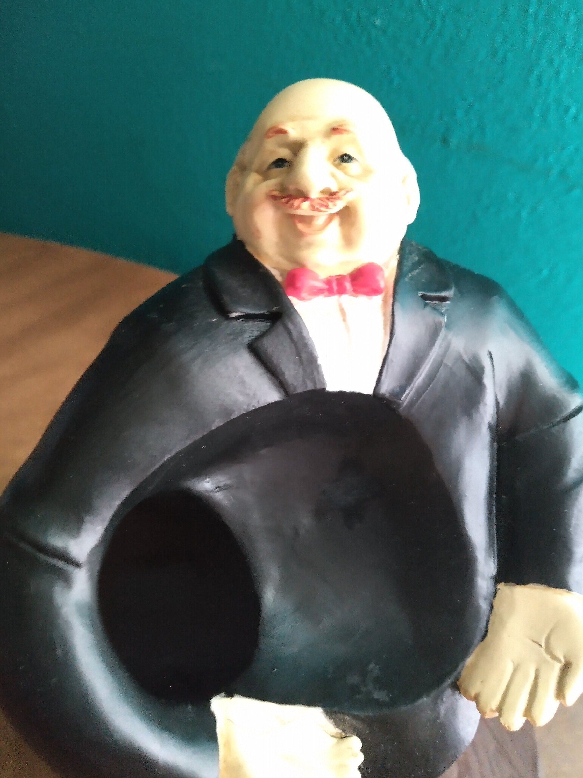 Resin Butler Waiter Wine Bottle Holder Vintage Kitchen Butler Etsy