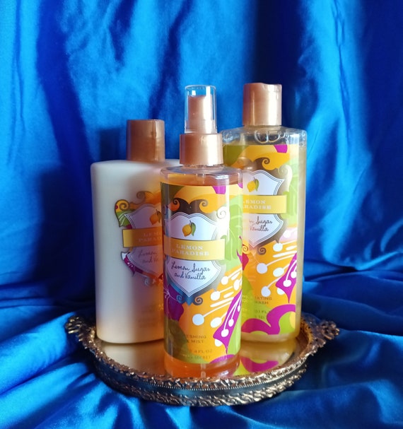 Retired Victoria's Secret Lemon Paradise Lemon Sugar Vanilla Body Lotion  Body Wash Body Spray -  Sweden