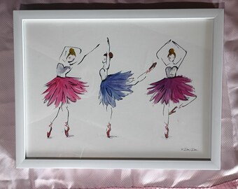 Ballerina Framed Art by Dee Dee