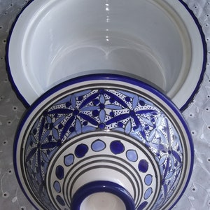 Fait Main French Pottery Lidded Dish Vintage Pottery image 4