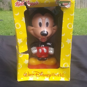 Mickey Mouse Bobble Head Vintage Kellogs Mickey Mouse