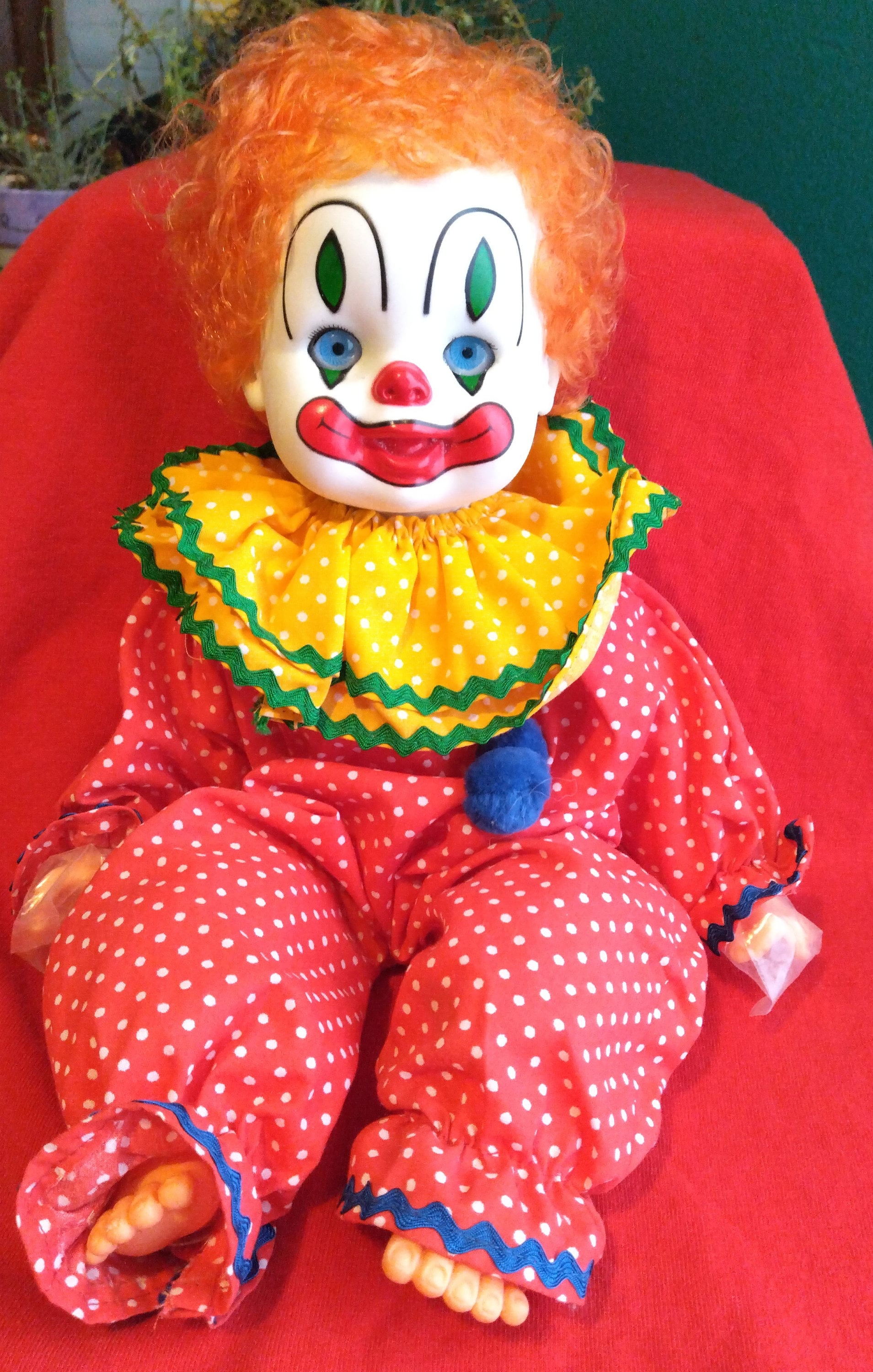 Buy Vintage Rare Gatabox Perfekta Clown Doll Vintage It Clown Doll