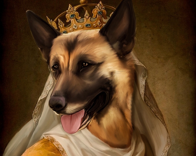 Royal Dog Portrait