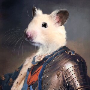 Rat Owner X-Mas Gift, Custom Rat Portrait, Christmas Gift, Custom Pet Portrait