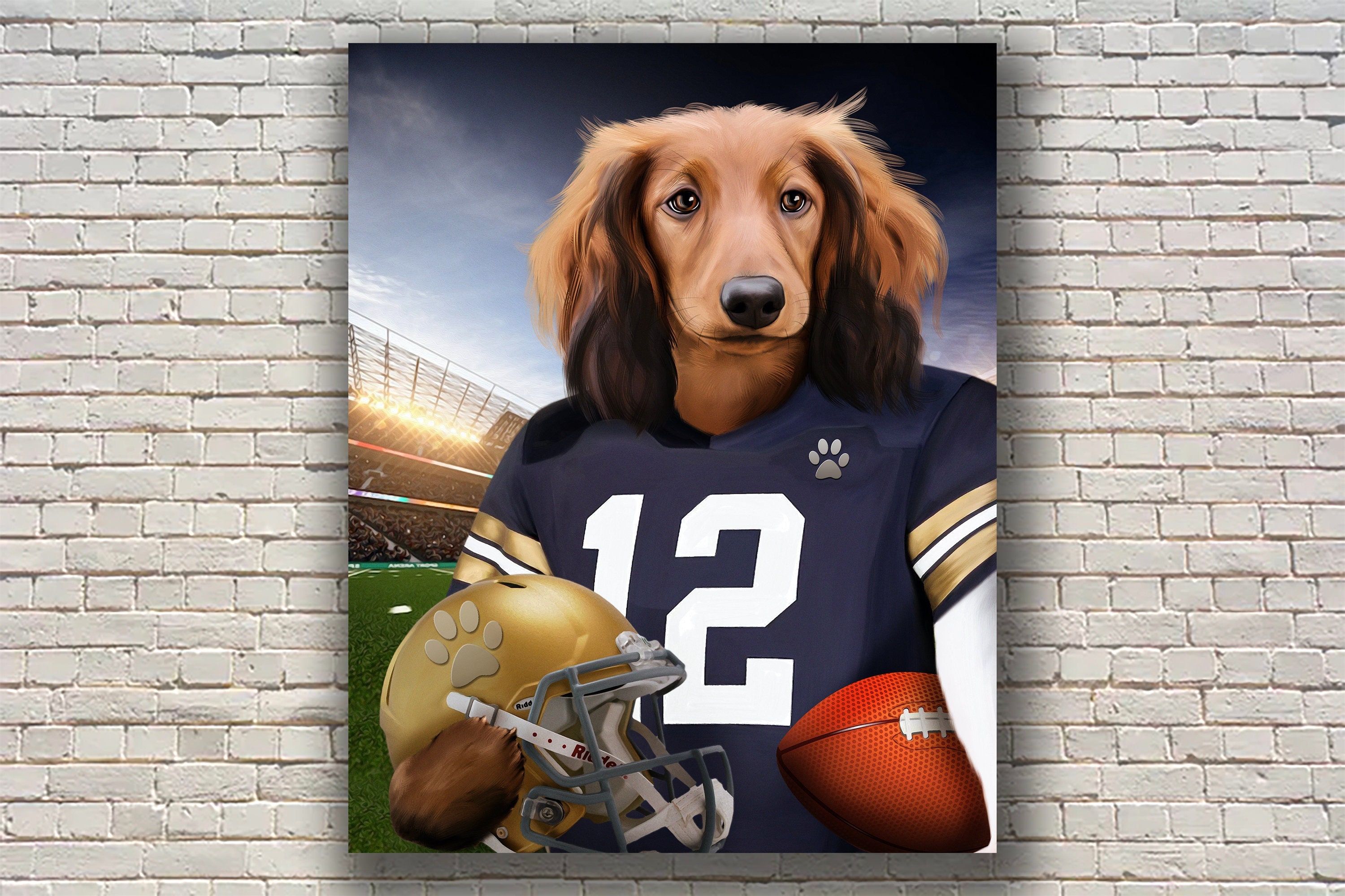 Notre Dame Dog Etsy