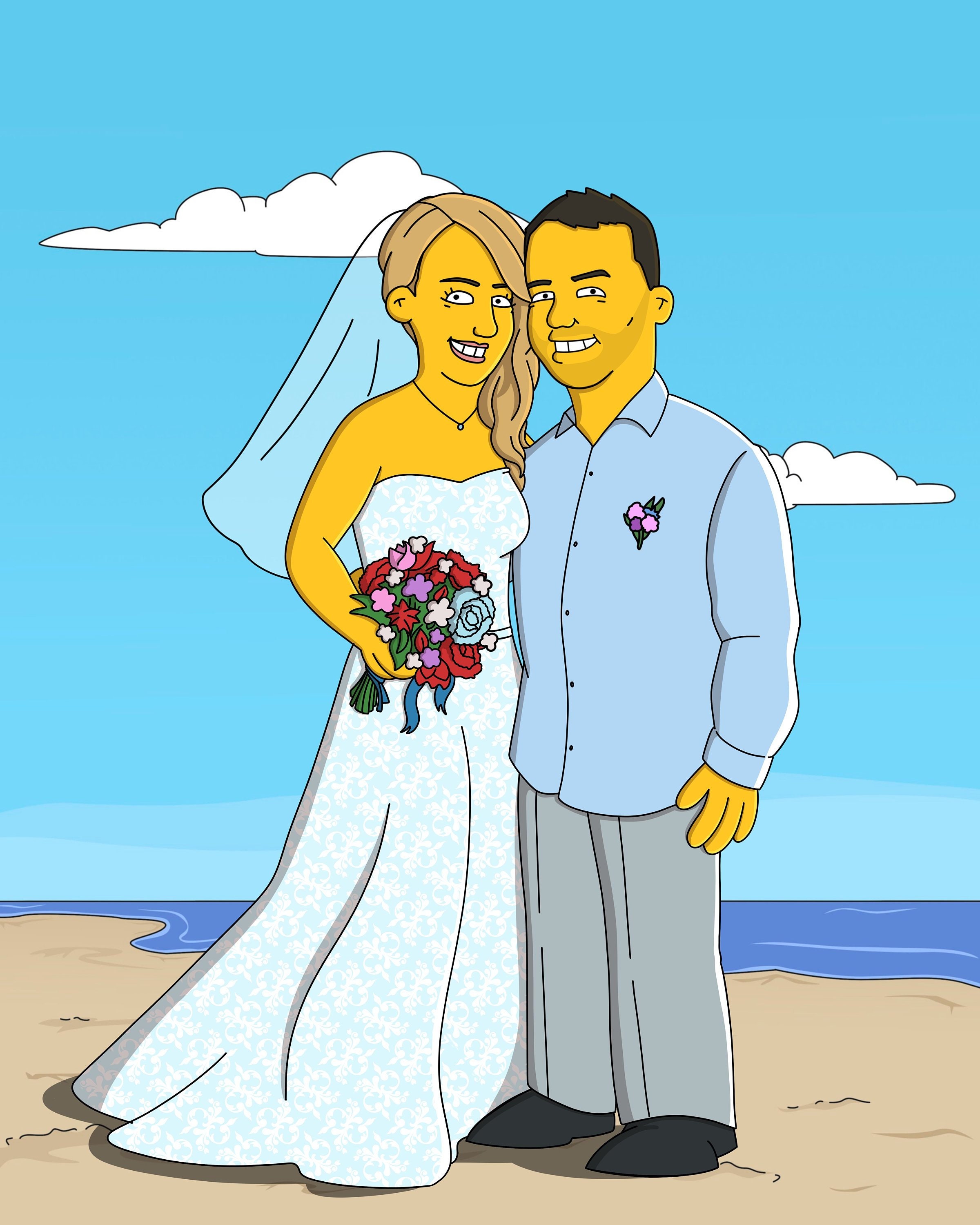 Wedding Portrait for Couple Custom Cartoon Engagement Gift - Etsy Australia Wedding Portrait for Couple Custom Cartoon Engagement Gift - Etsy Australia