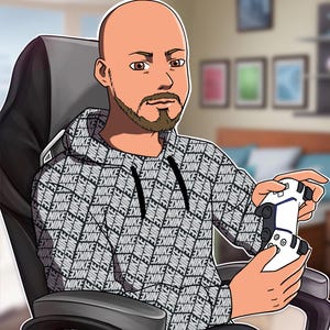 Gamer Geschenke, Valentinstag Geschenk für Freund im Anime Stil, Custom Cartoon Portrait.