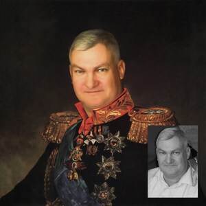Custom Fathers day gift - mens baroque portrait from photo, Custom portrait , personalized fathers day, Family portrait