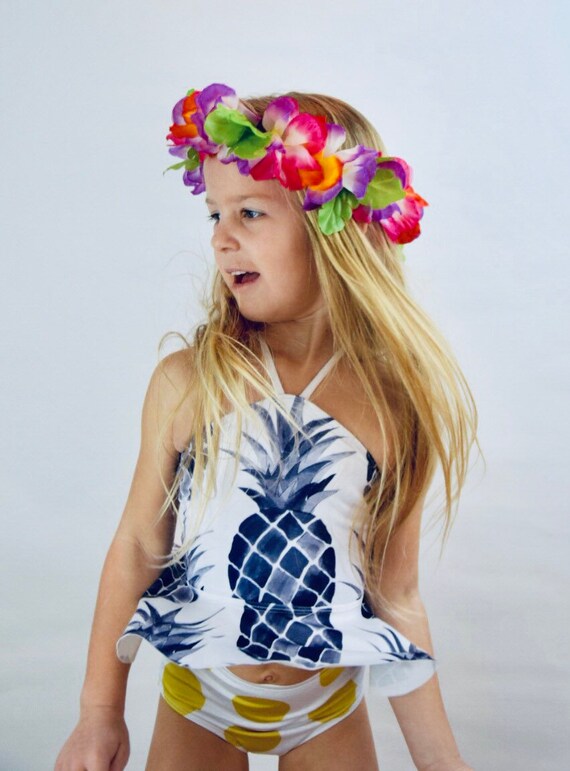 Swimsuit / Swimwear/ Toddler Girl Swimwear/ Girls High Wait Etsy Ireland