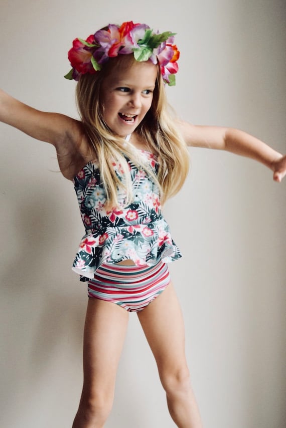 Swimsuit / Swimwear/ Bikini / Girls Swimwear/ Tween Swimsuit/ Toddler  Swimsuit / Tropical Swimsuit / Tropical Swimsuit/ Swim Gift/ -  Canada