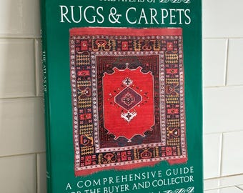 Vintage 1985 Hardcover Atlas of Rugs and Carpets Comprehensive Guide by David Black