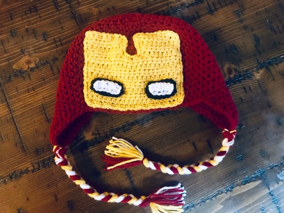 Iron Man Inspired Beanie Avenger Hat 