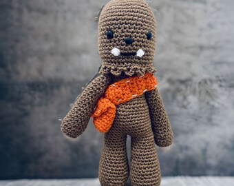 Chewbacca inspirierte Amigurumi Stoffpuppe