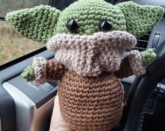 Verde Bambino AlienO Amigurumi
