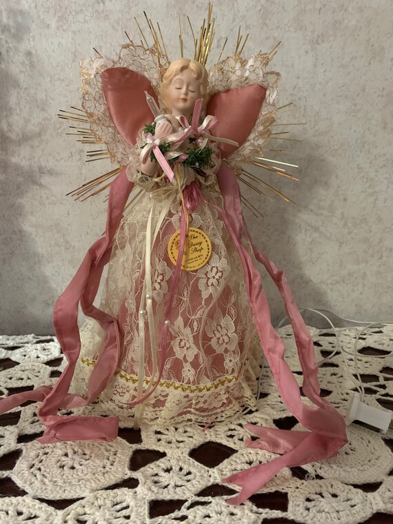 Lighted Angel. House of Hatten Etsy