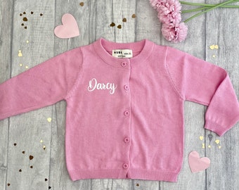 Next girls cheap pink cardigan