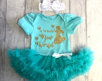 princess jasmine baby grow