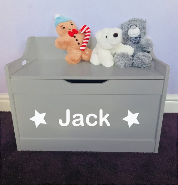 Personalised Kid s Toy Storage Box Star Design Baby Girl Baby