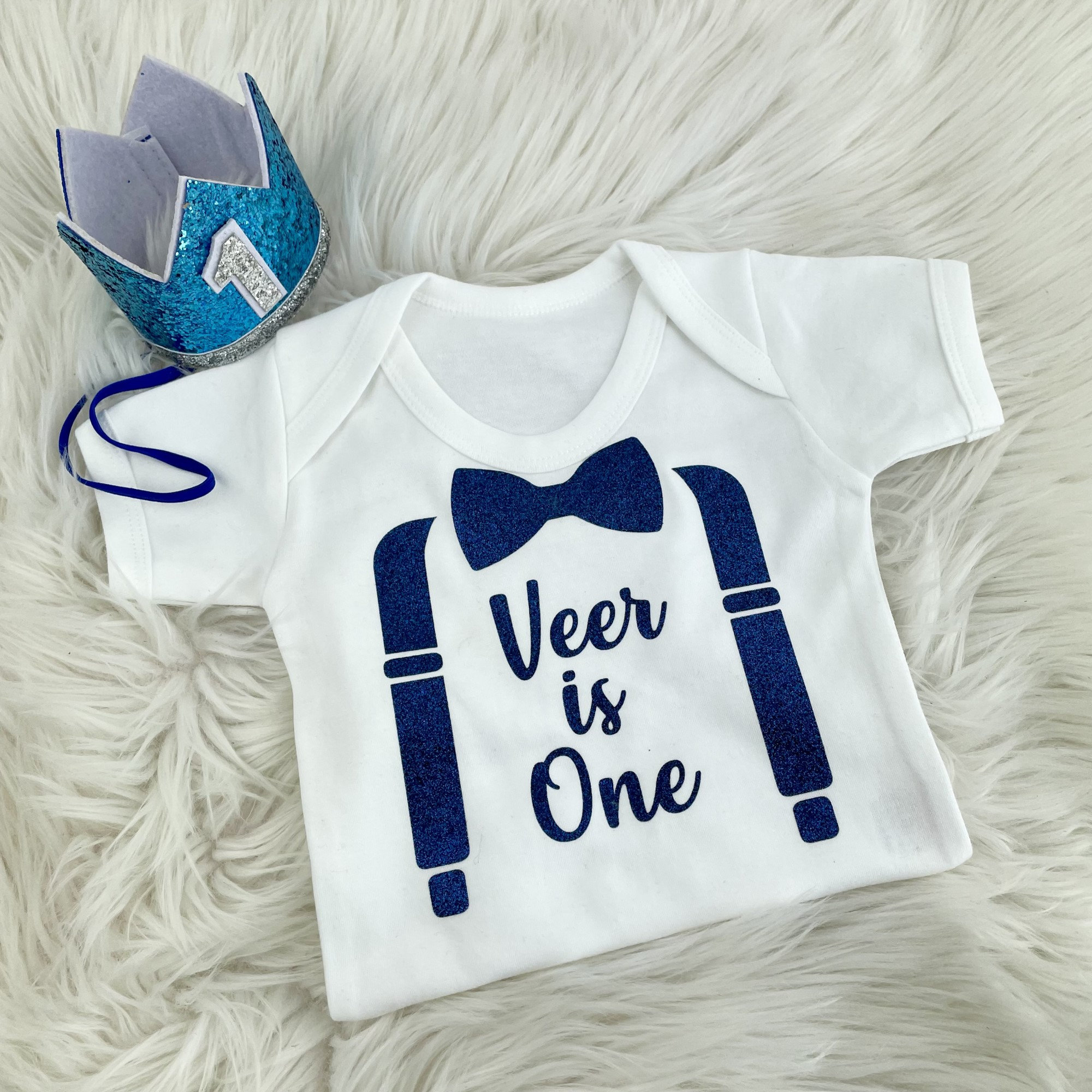 First birthday vest cake smash outfit Clothing Boys Clothing Baby Boys Clothing Vests personalised name and number with a crown vest baby boy birthday outfit 