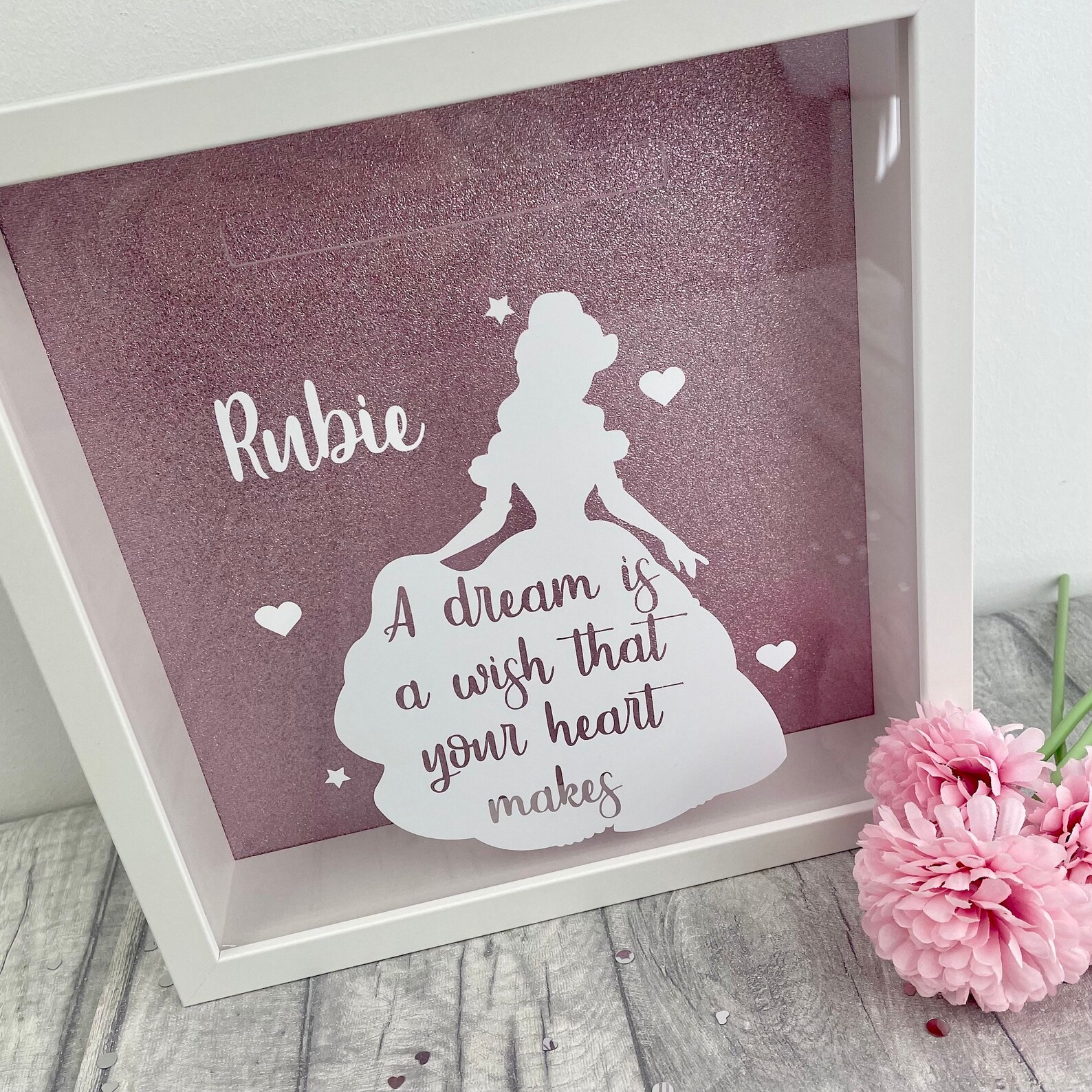 Personalised Disney Princess Money Box Girl's Princess Etsy