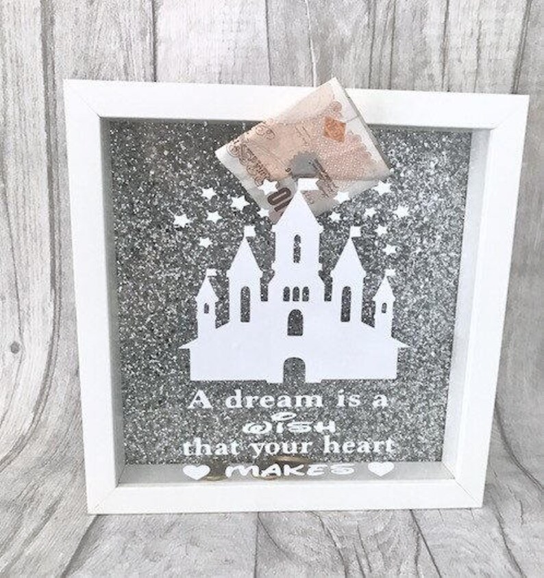 Disney Saving Fund Money Box Gift Dream Holiday Saving Etsy