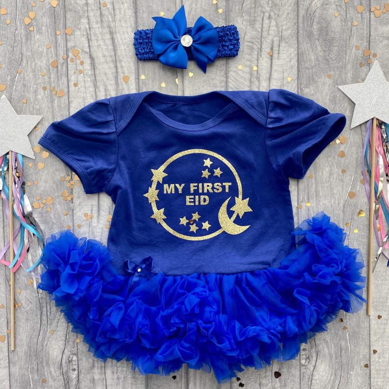 My First Eid Baby Girl's Outfit Newborn Princess Tutu Etsy UK