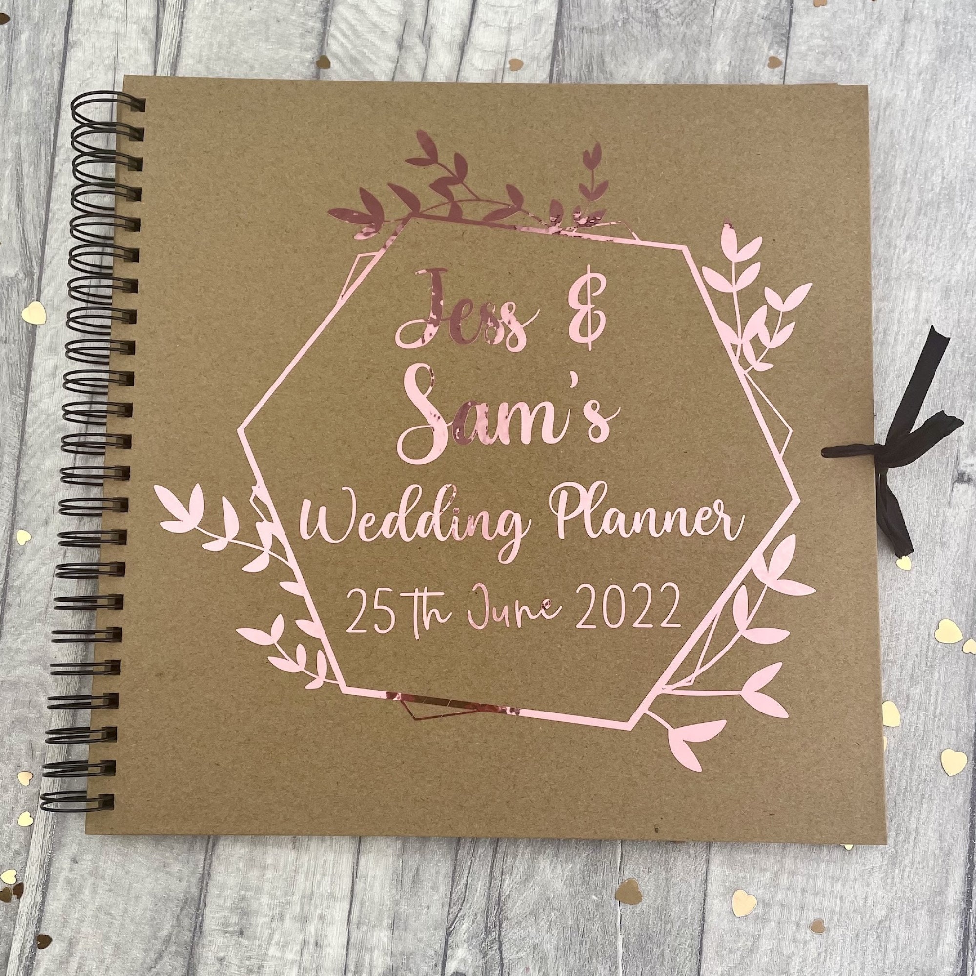 Personalised Wedding Planner Book - Bride Gift Personalized