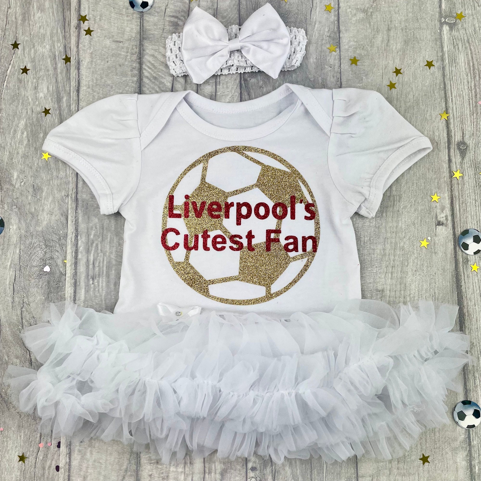 Liverpool Football Baby Girl's White Tutu Romper con - Etsy México Liverpool Football Baby Girl's White Tutu Romper con - Etsy México