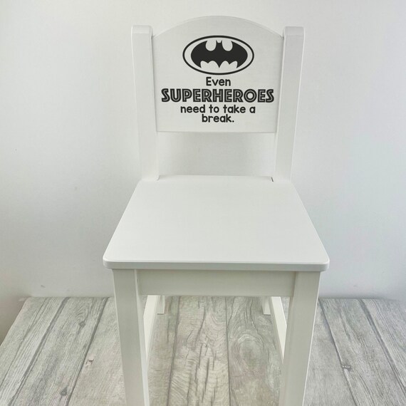 Buy Children s Superhero Batman Time Out Chair Kids Wooden Chair